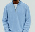 Men's Stylish Zipper High Neck Sweater | Trendy