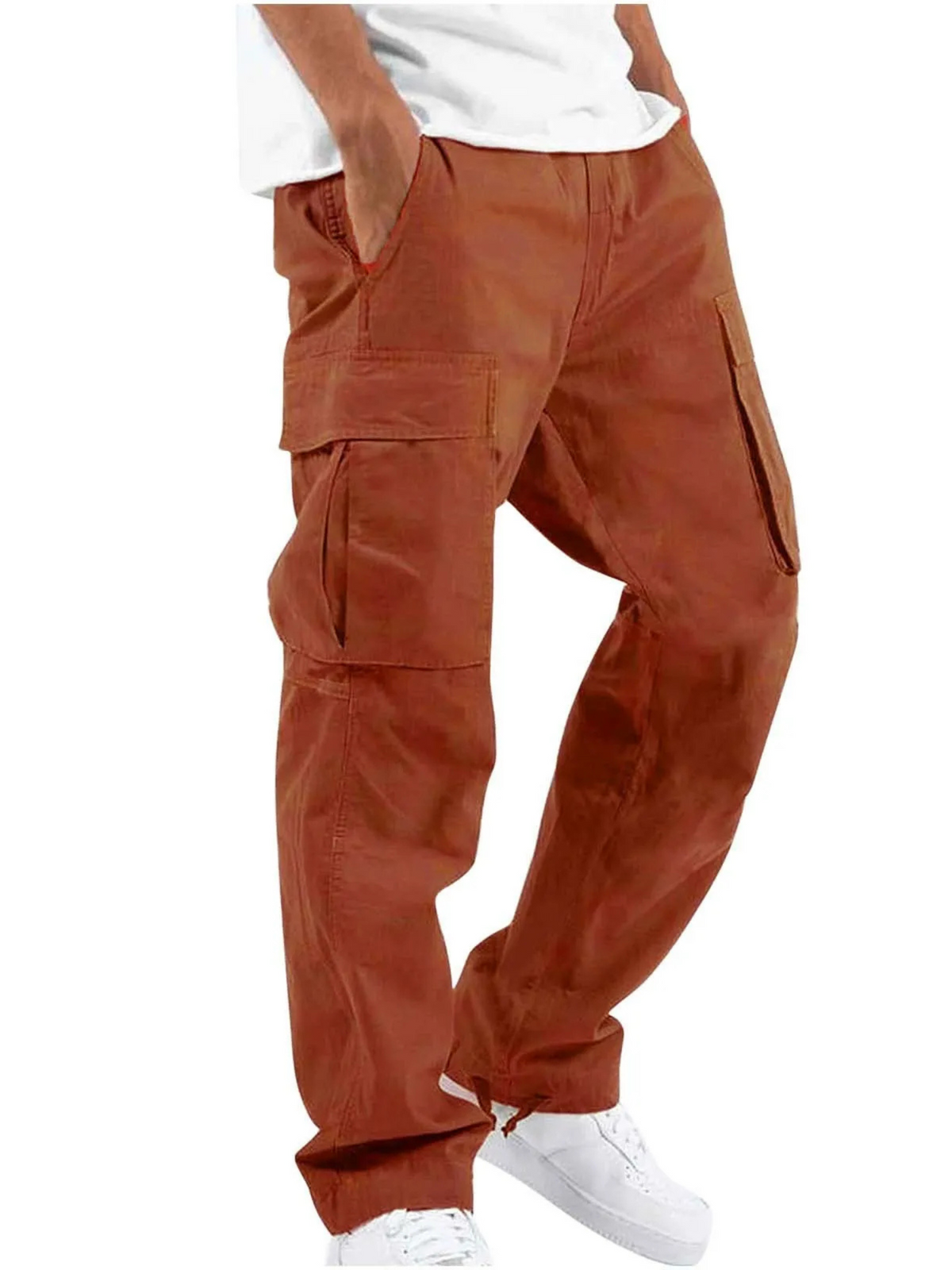 Men's Cargo Trousers Multi-Purpose Pockets Utility Style Everyday Wear