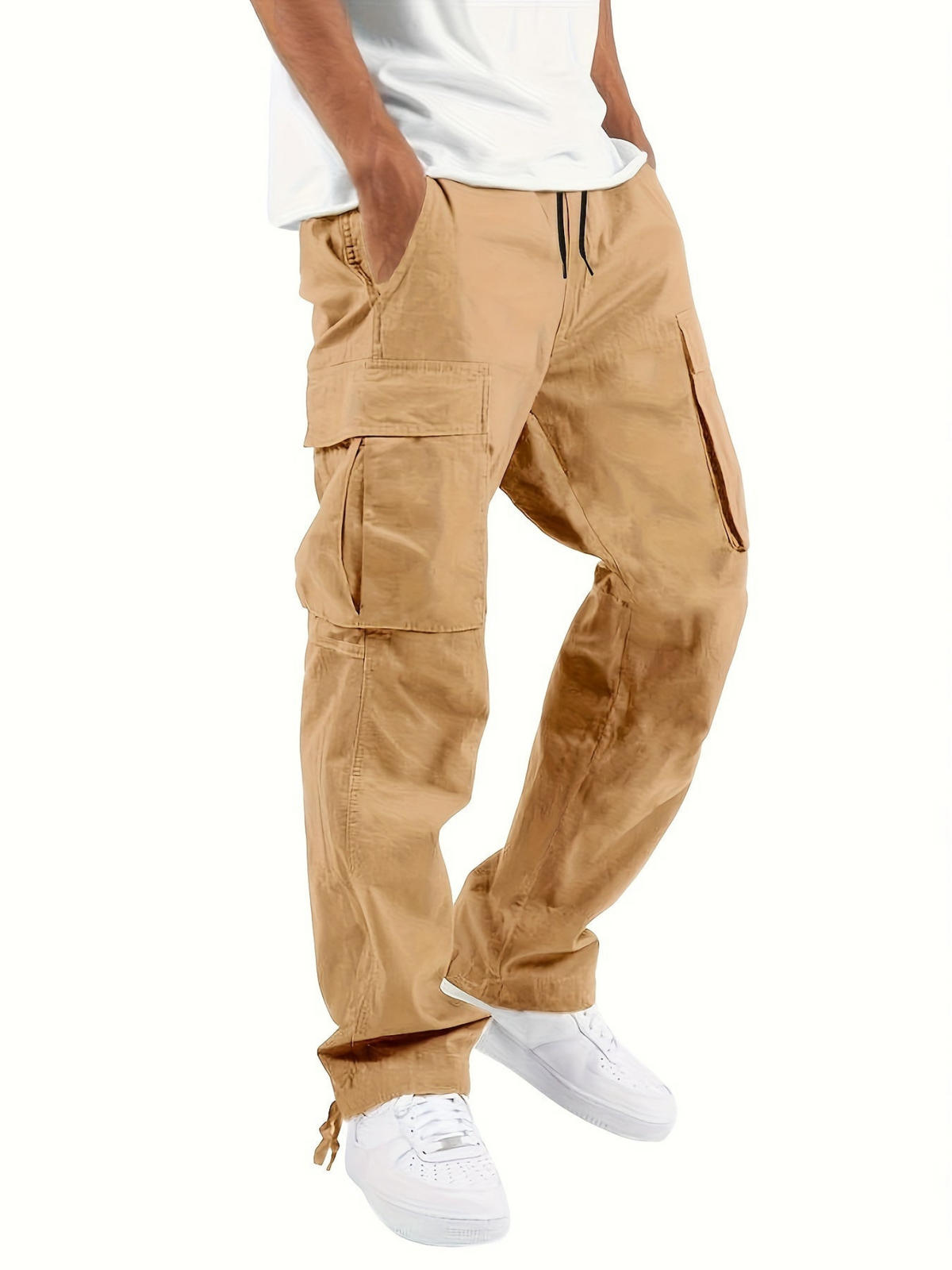 Men's Cargo Trousers Multi-Purpose Pockets Utility Style Everyday Wear