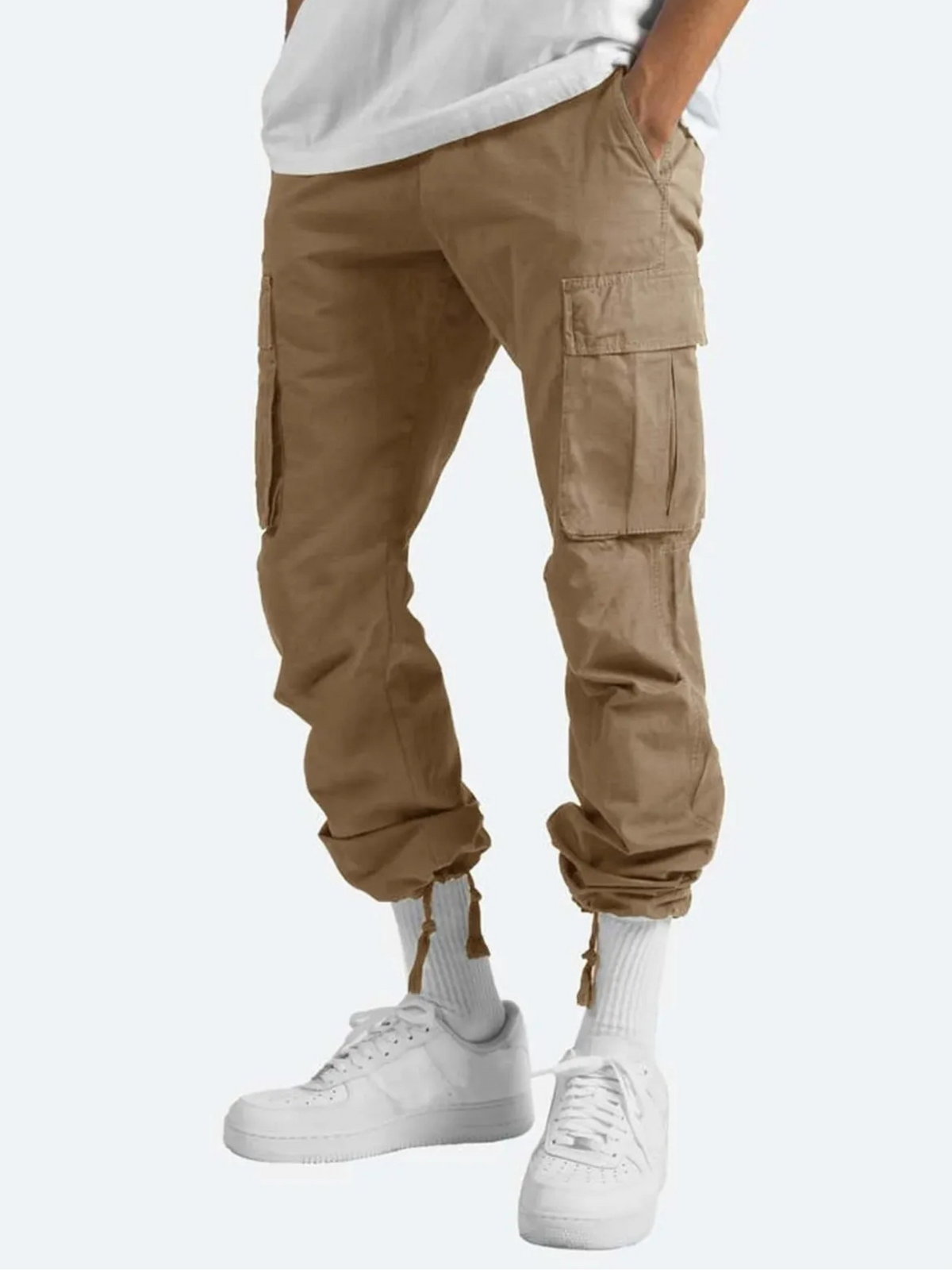 Men's Cargo Trousers Multi-Purpose Pockets Utility Style Everyday Wear