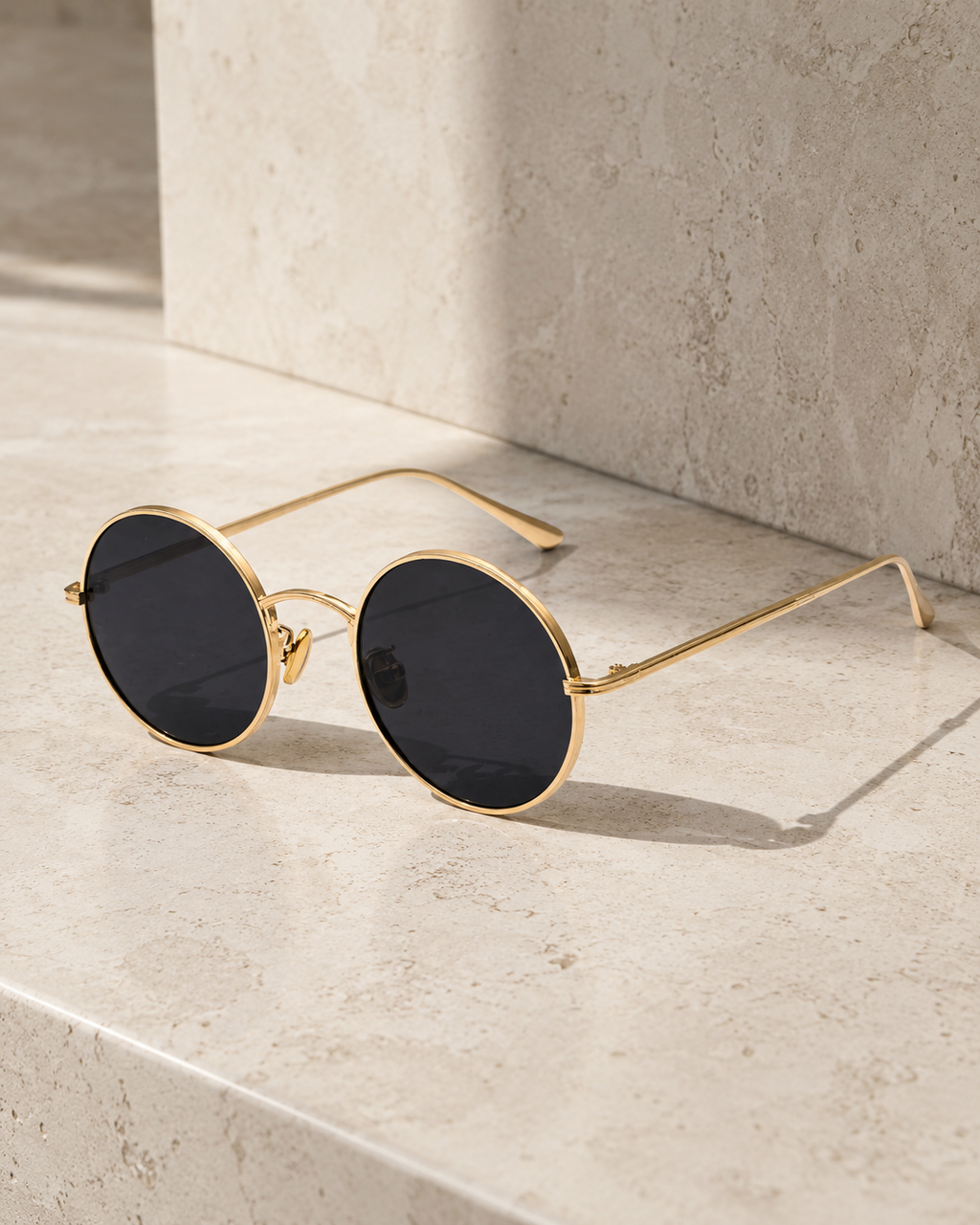 Men's Round Frame Sunglasses