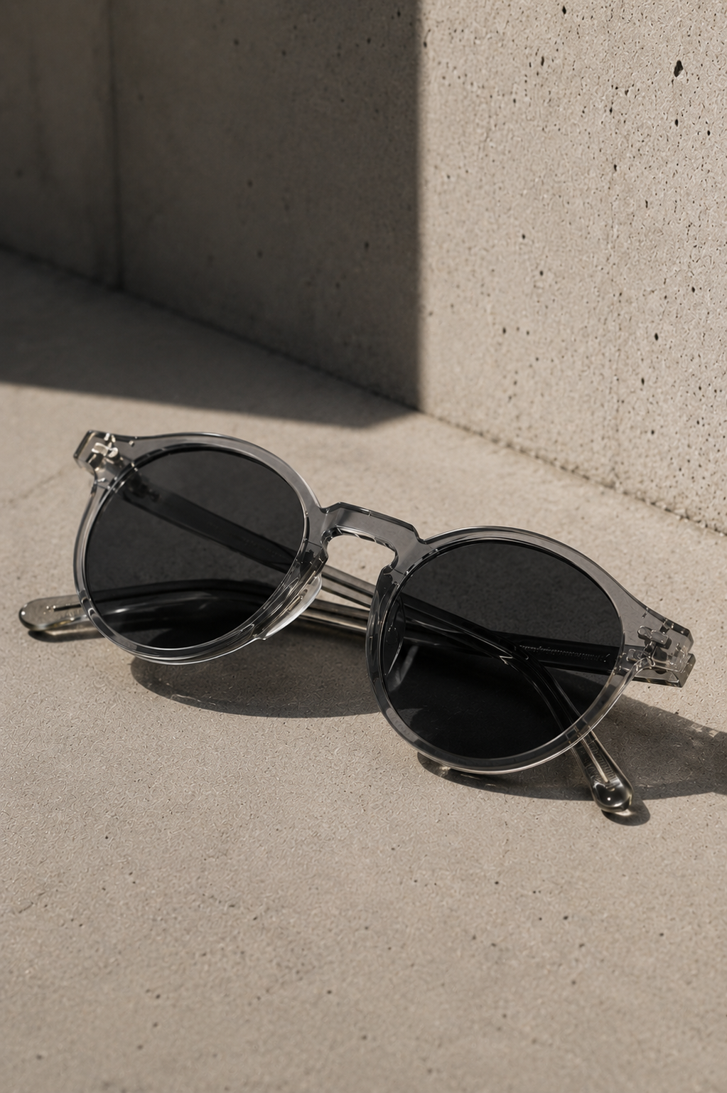 Men's Round Frame Sunglasses