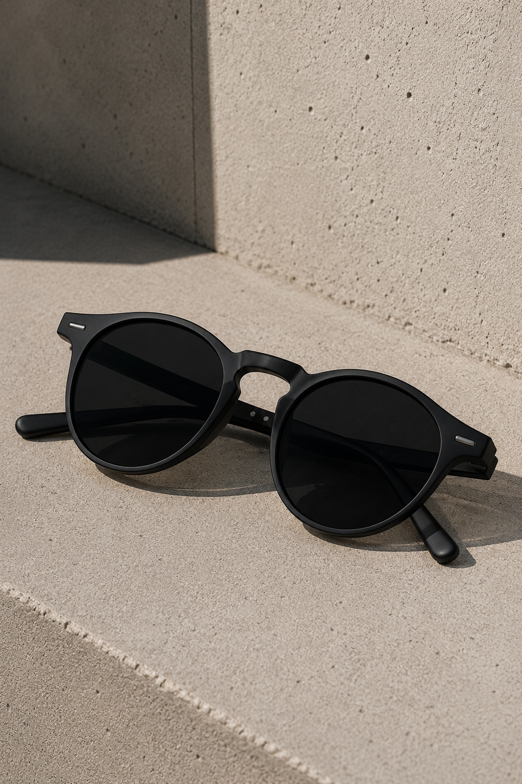 Men's Round Frame Sunglasses