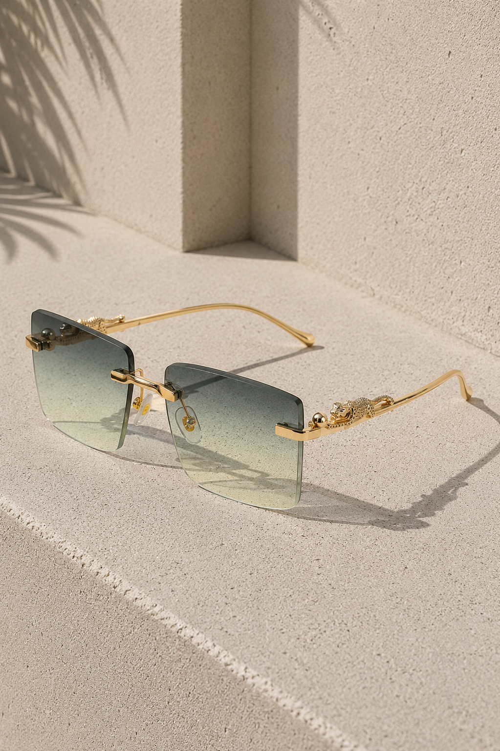 Men's Reflective Metal Look Sunglasses