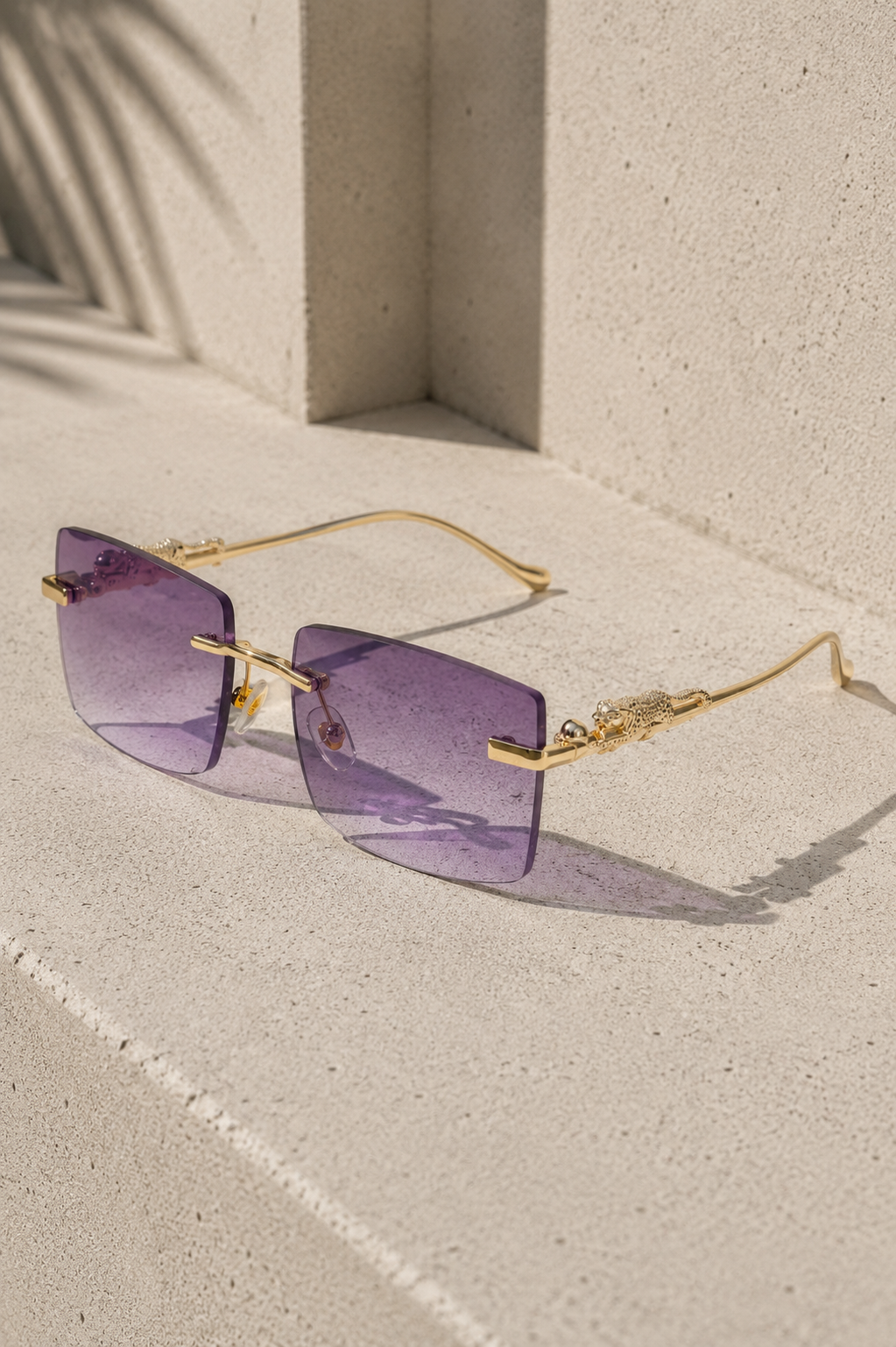 Men's Reflective Metal Look Sunglasses