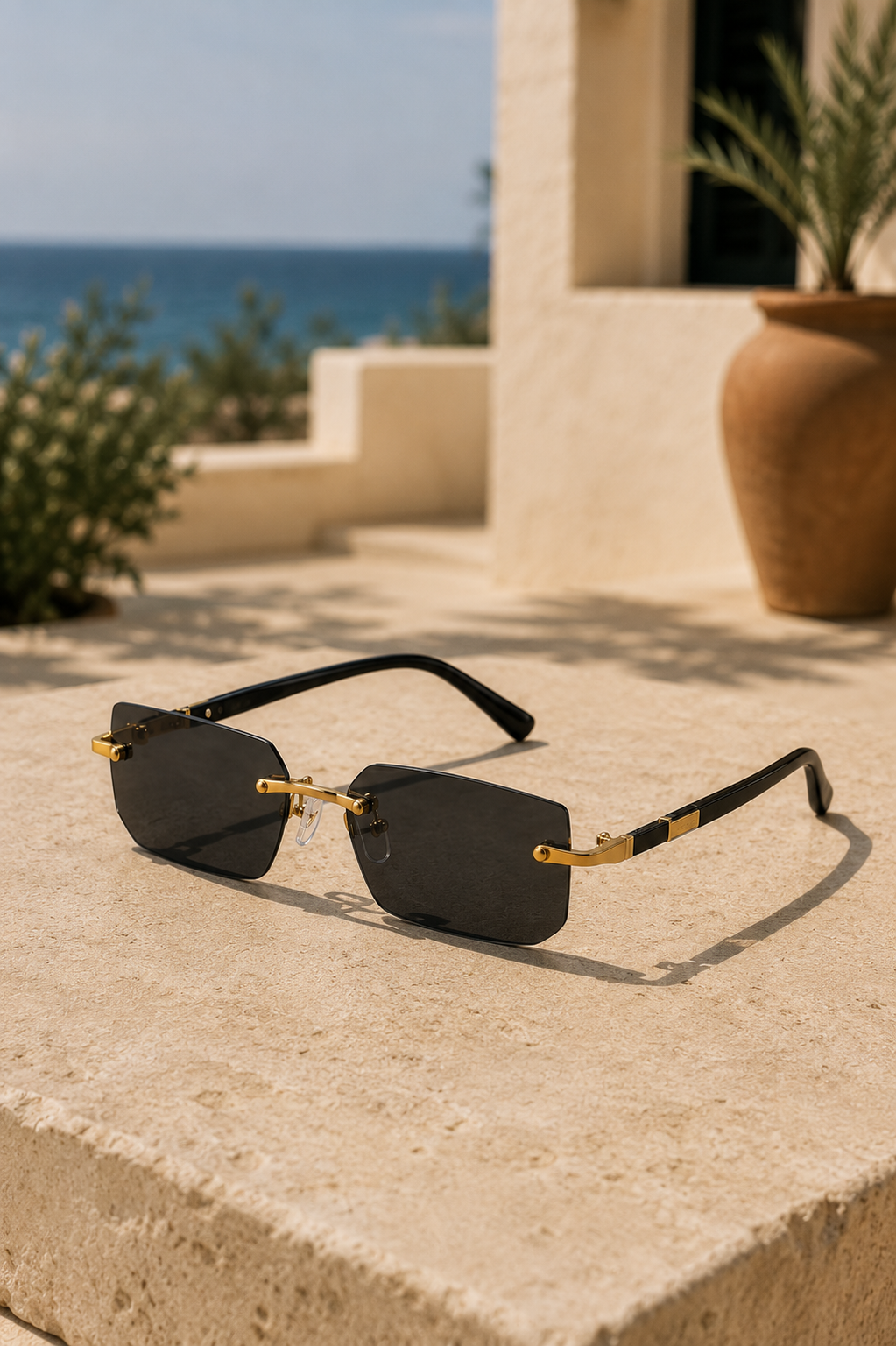 Men's Vintage Frame Sunglasses
