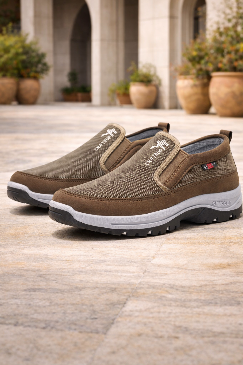 Men's Casual Outdoor Walking Shoes | Cushioned Grip Sole