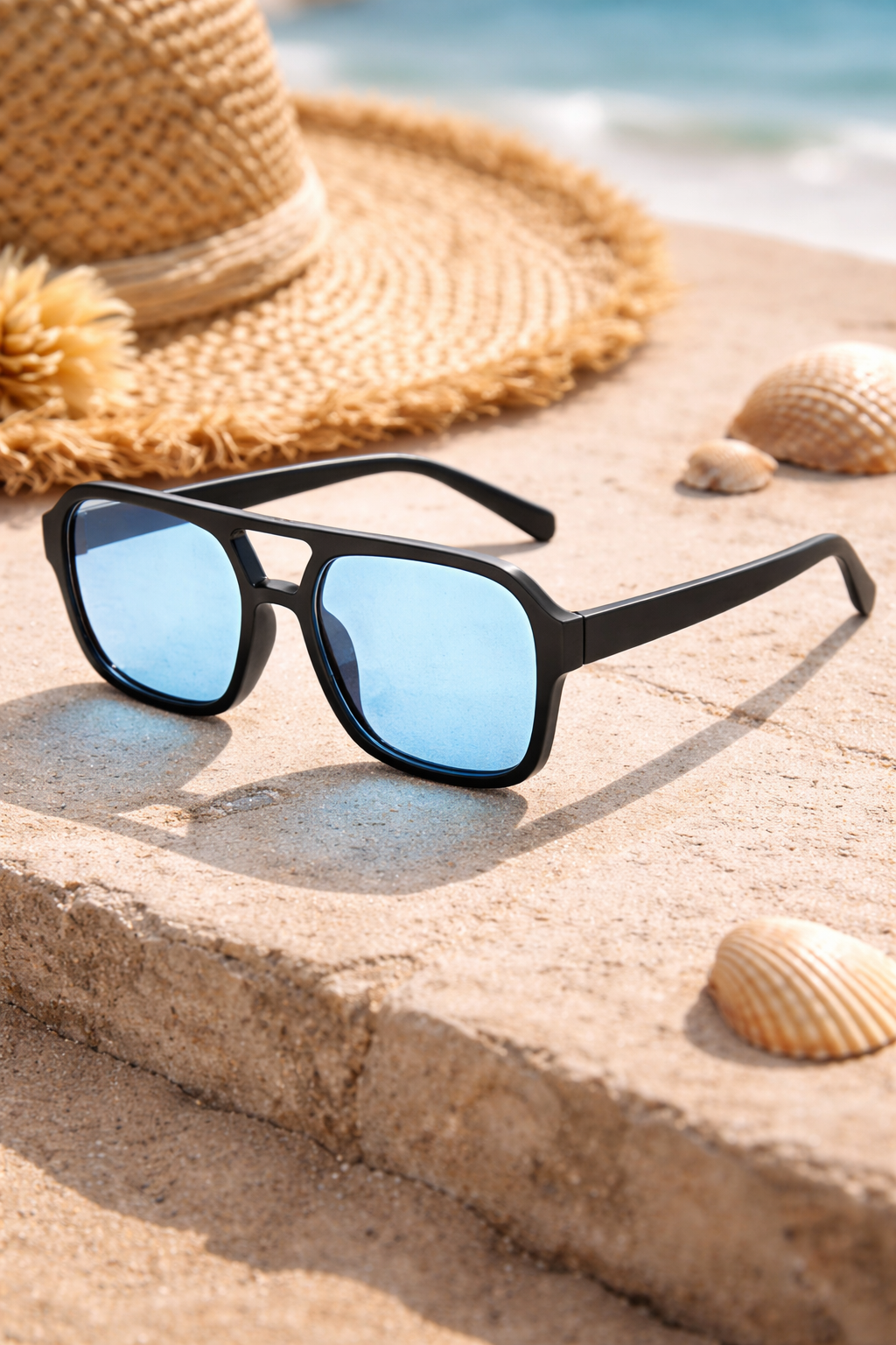 Men's Square Frame Sunglasses