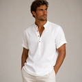 Men's Casual Summer Shirt Short-Sleeve Collared Button-Up Relaxed Fit Holiday Beach Everyday Smart-Casual Warm Weather Wear
