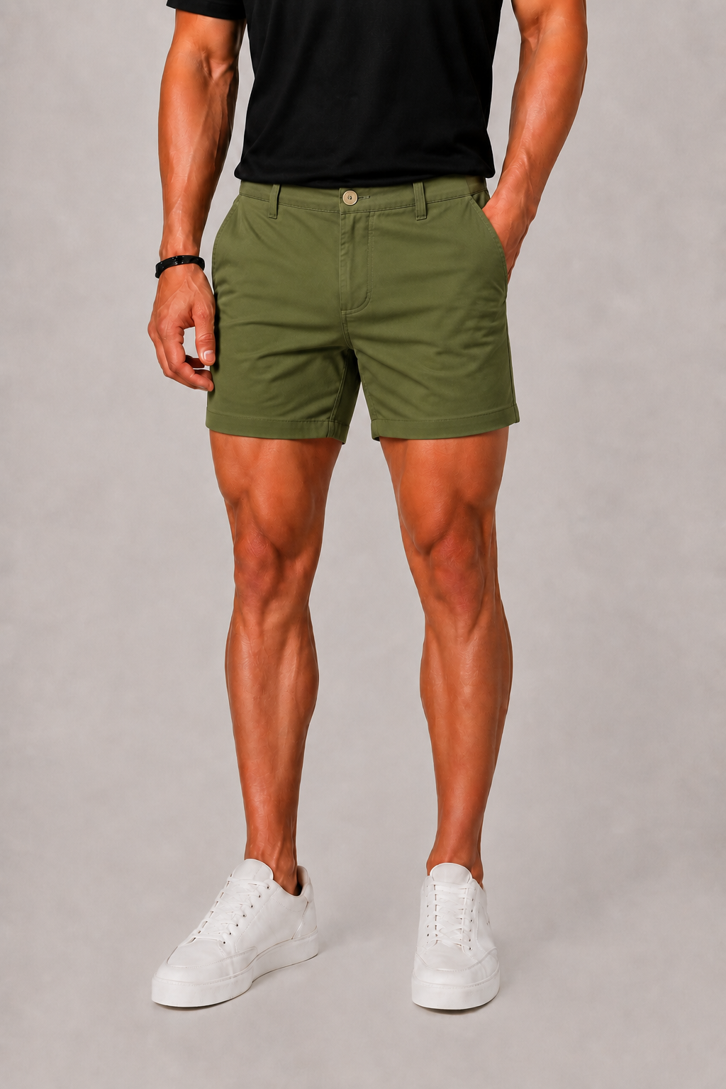 Men's Classic Chino Shorts Relaxed Fit Casual Everyday Summer Wear