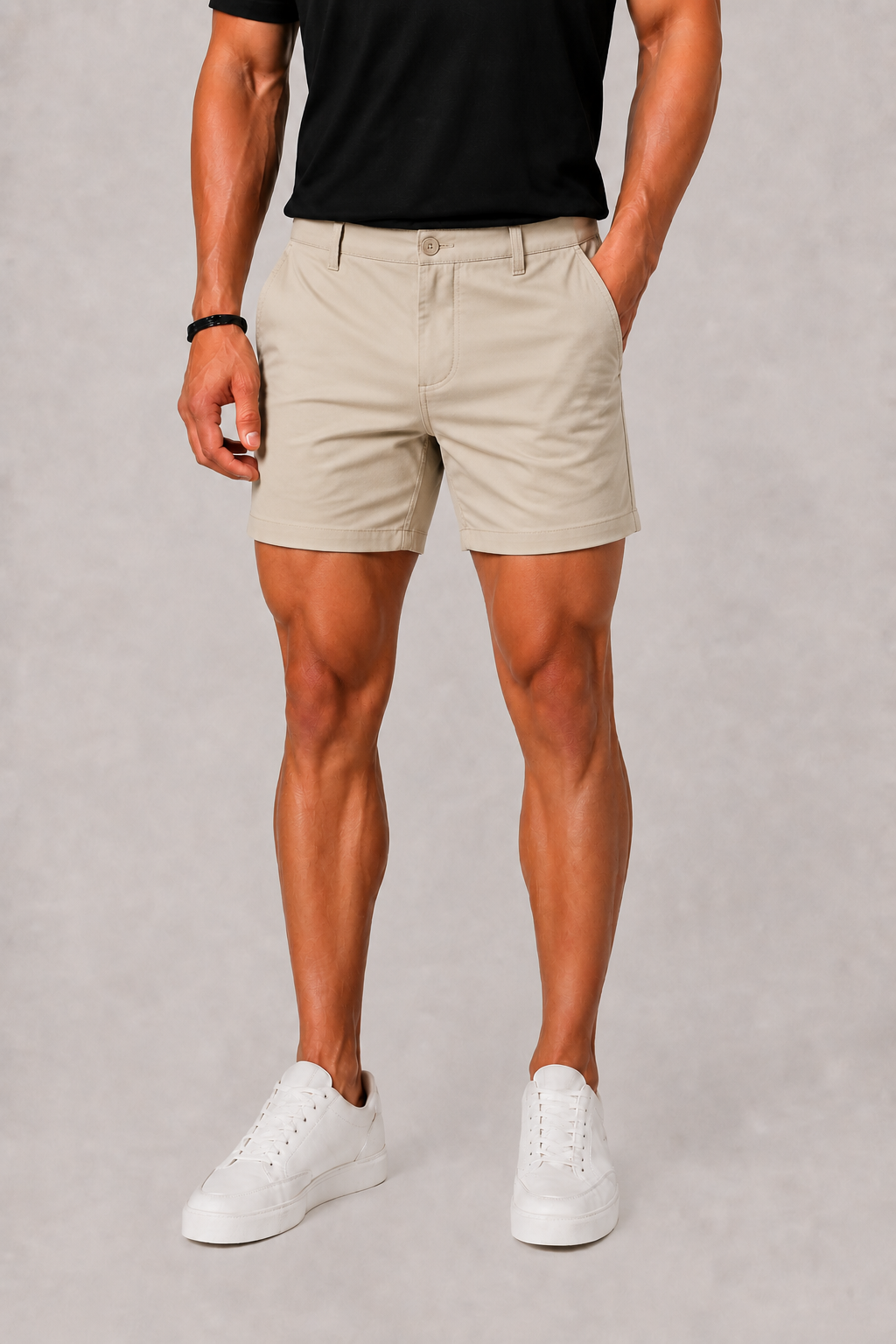 Men's Classic Chino Shorts Relaxed Fit Casual Everyday Summer Wear