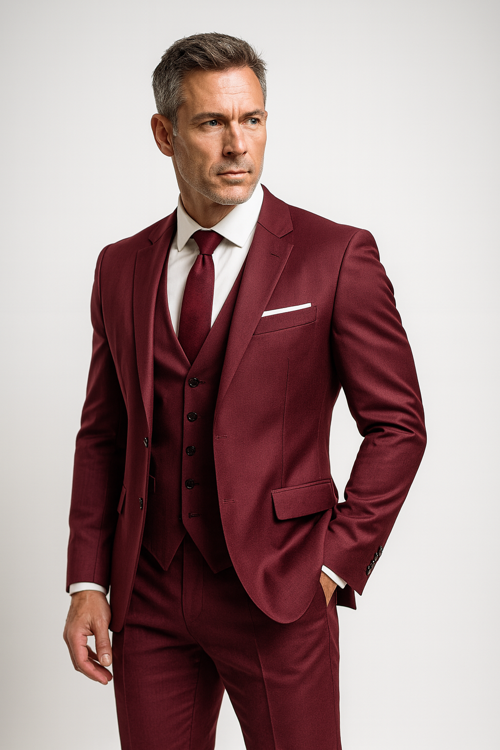 Men's Stylish Slim Fit Suit | Elegant