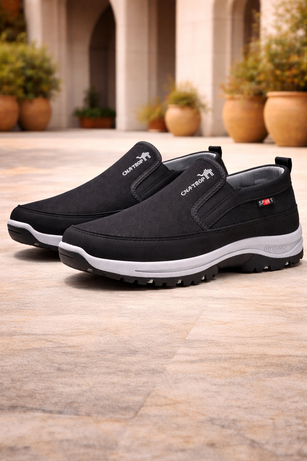Men's Casual Outdoor Walking Shoes | Cushioned Grip Sole