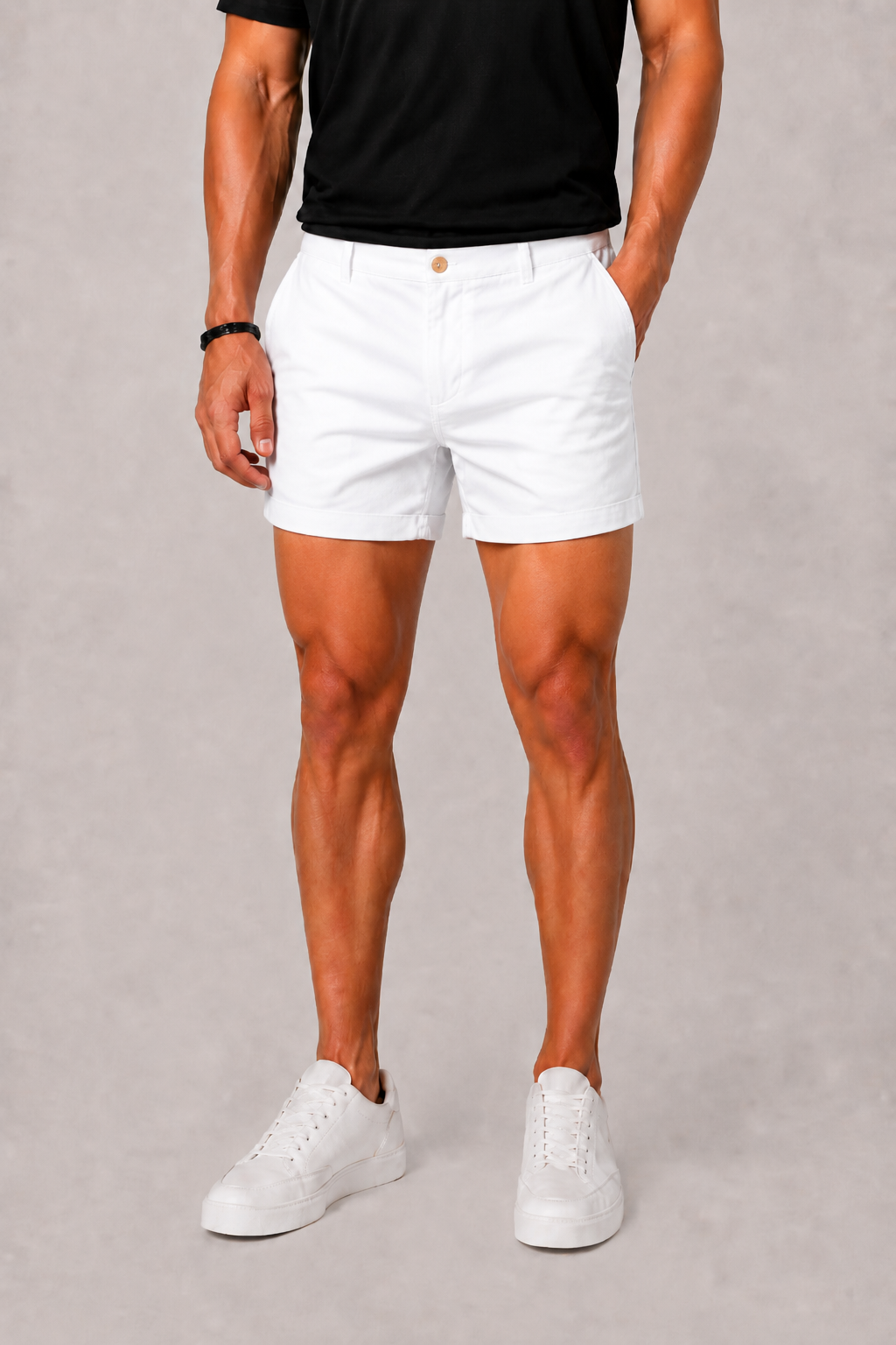 Men's Classic Chino Shorts Relaxed Fit Casual Everyday Summer Wear
