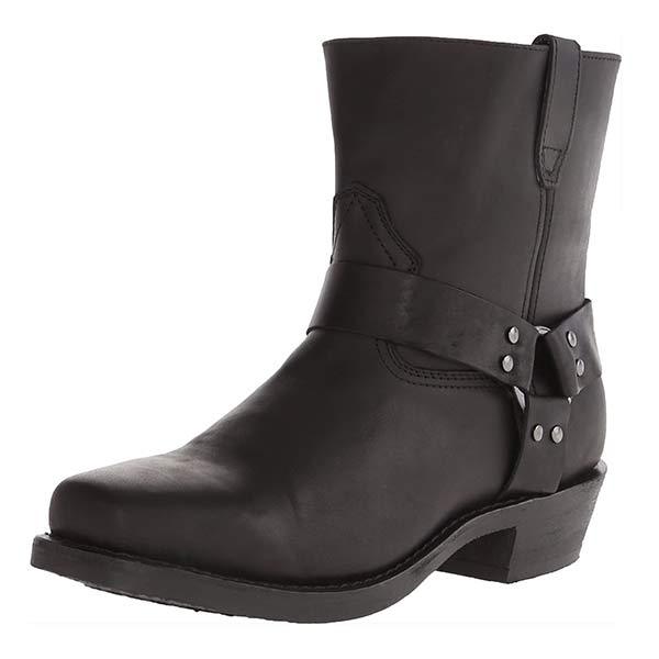 Men’s Ankle Boots with Harness Strap