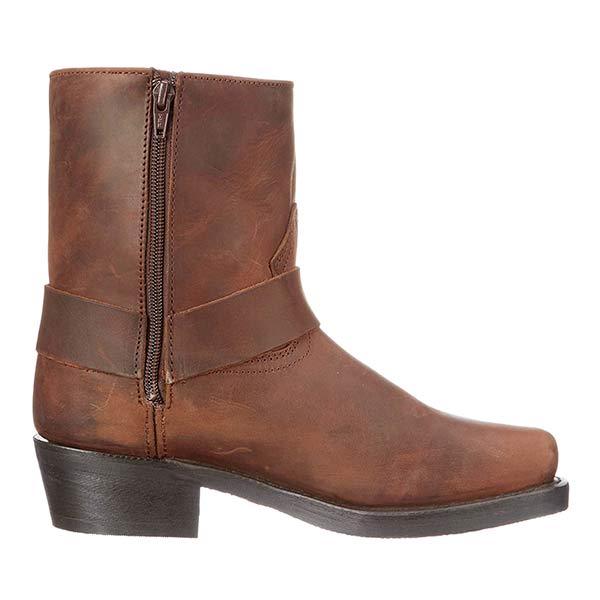 Men’s Ankle Boots with Harness Strap