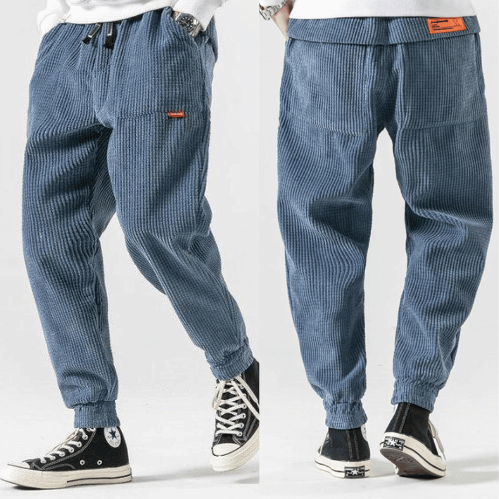 Men's Loose Fit Tapered Trousers