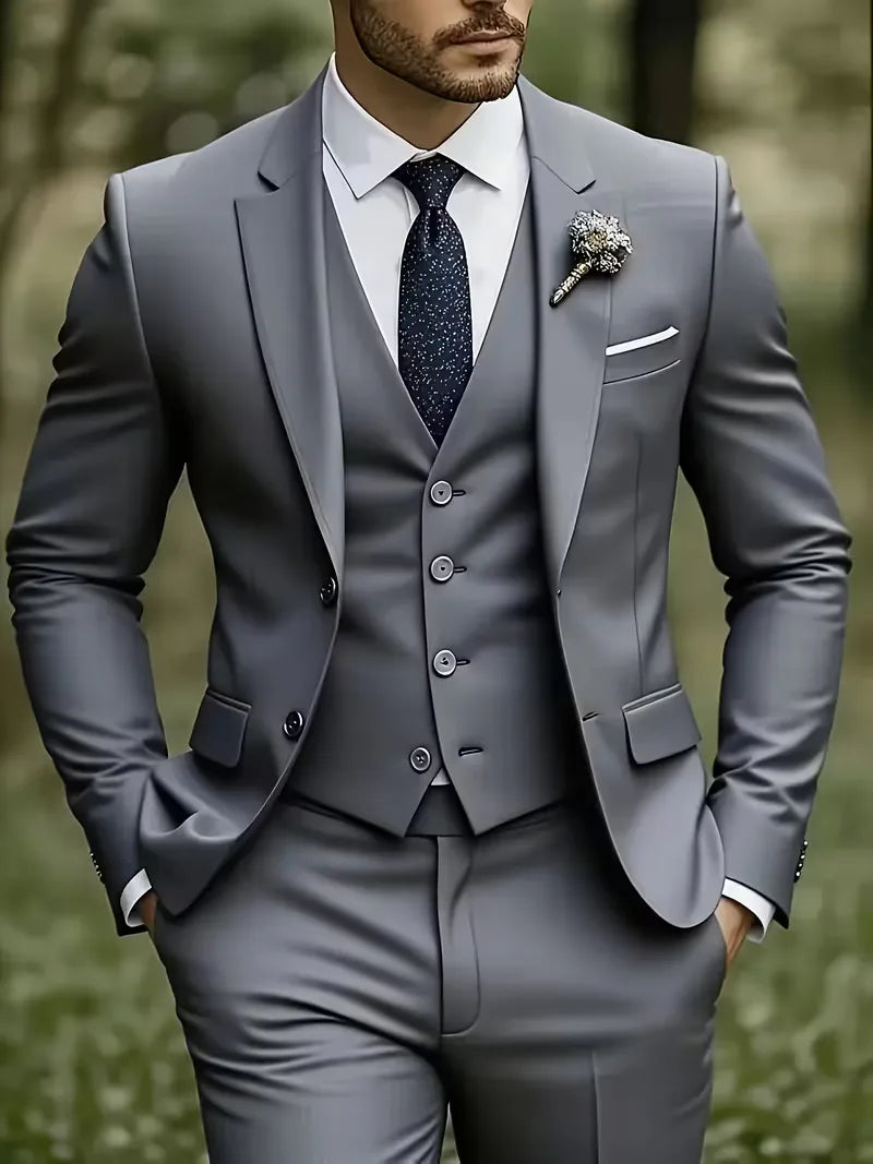 Men's Stylish Slim Fit Suit Set | Classic
