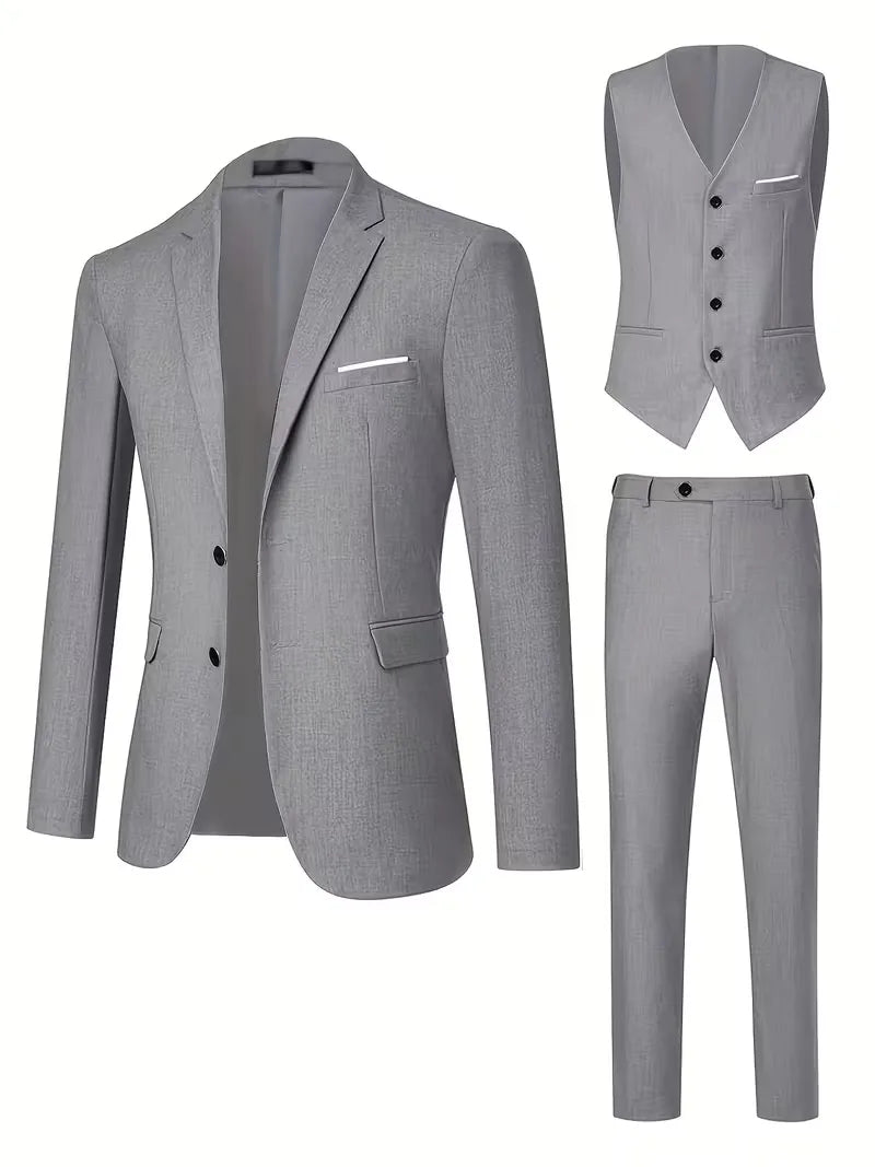 Men's Stylish Slim Fit Suit Set | Classic