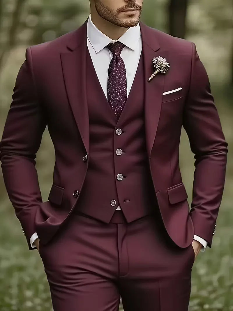 Men's Stylish Slim Fit Suit Set | Classic