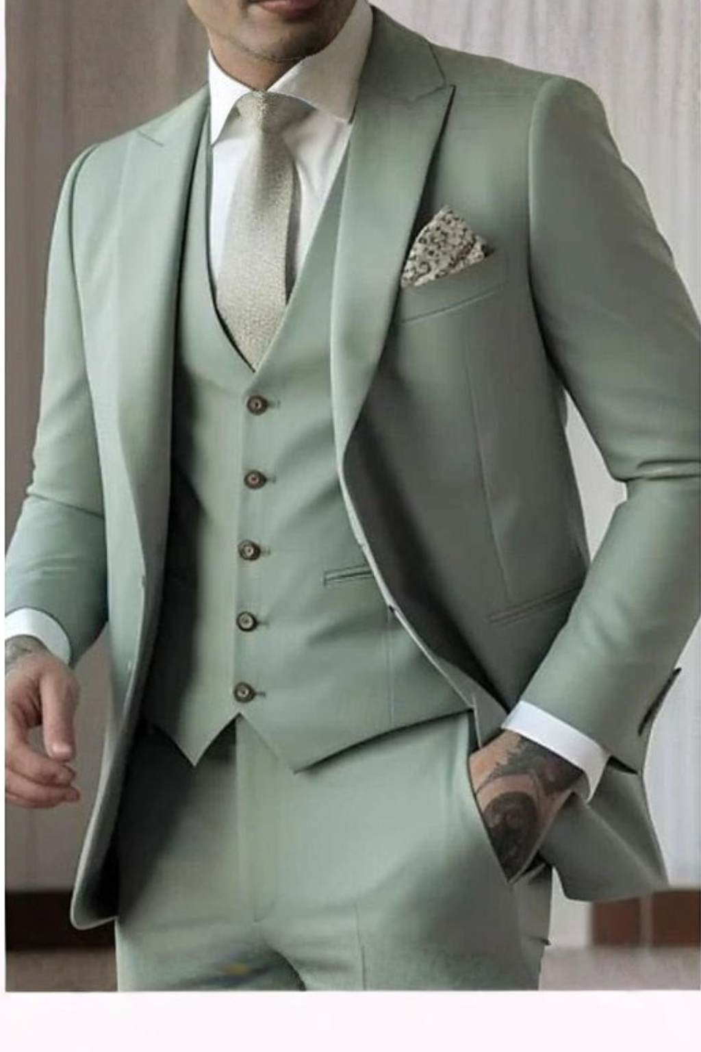 Men's Stylish Slim Fit Suit | Three-Piece