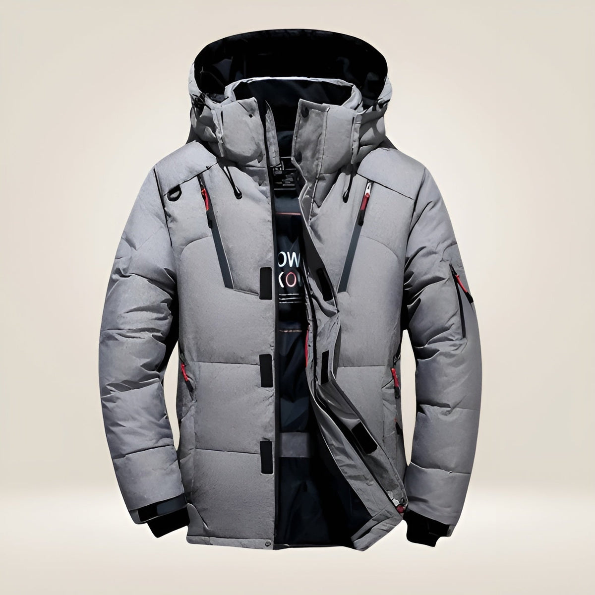 Men's Expedition Jacket Full-Zip Hooded Relaxed Fit Outdoor Adventure