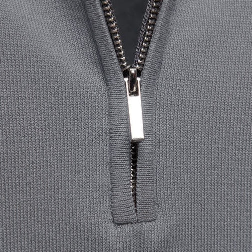 Men's Stylish Quarter-Zip Polo | Casual
