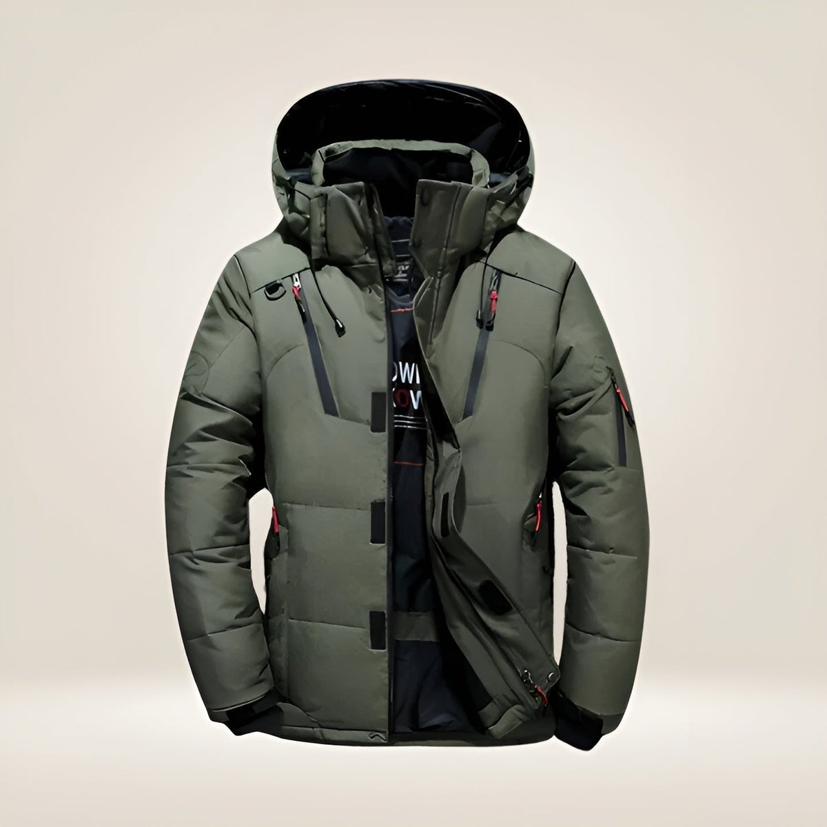 Men's Expedition Jacket Full-Zip Hooded Relaxed Fit Outdoor Adventure