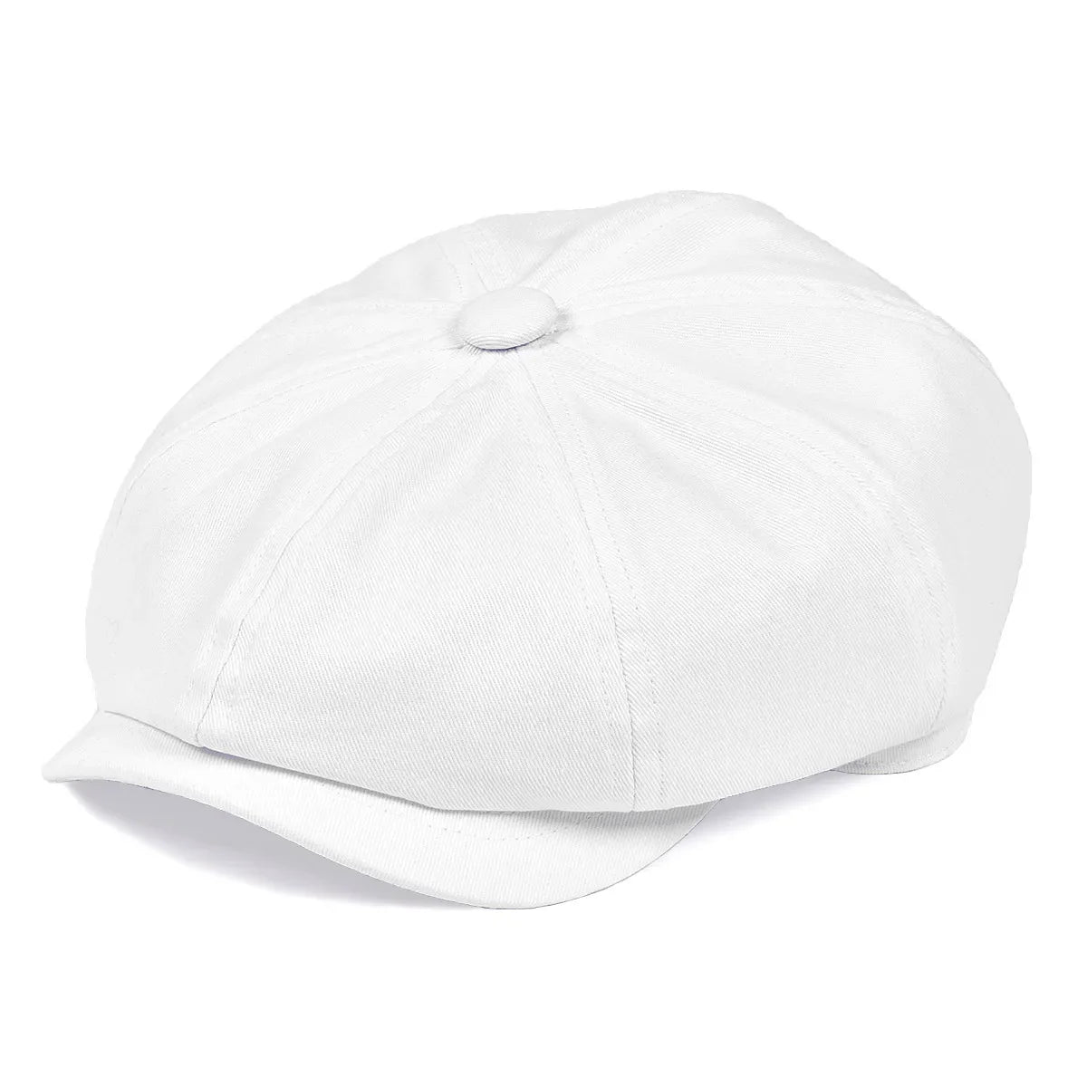 Men's Newsboy Cap Twill 8-Panel Flat Cap Baker Boy Classic Casual Everyday Vintage Outdoor Versatile Alfie