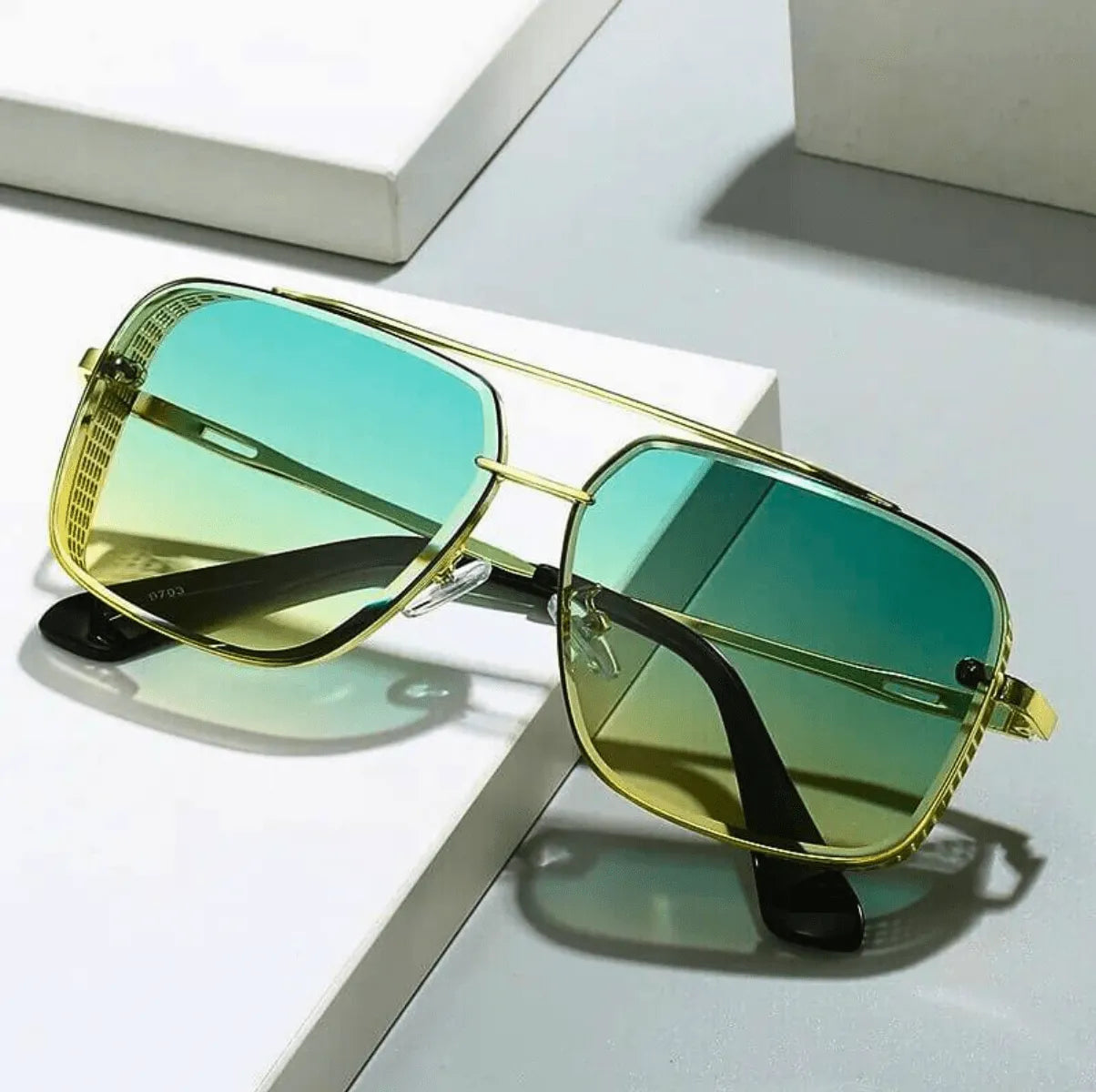 Men’s Elegant Metal Sunglasses | UV400 Protection