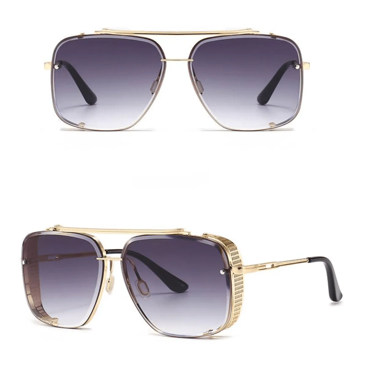 Men’s Elegant Metal Sunglasses | UV400 Protection
