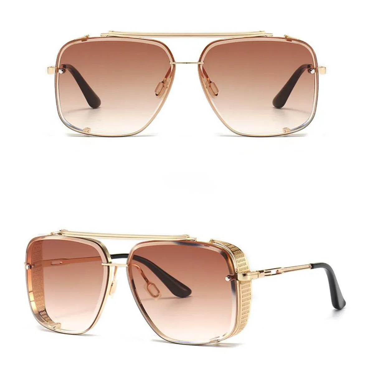Men’s Elegant Metal Sunglasses | UV400 Protection