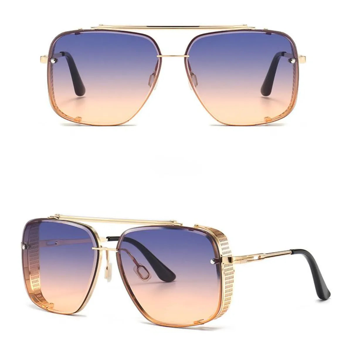Men’s Elegant Metal Sunglasses | UV400 Protection