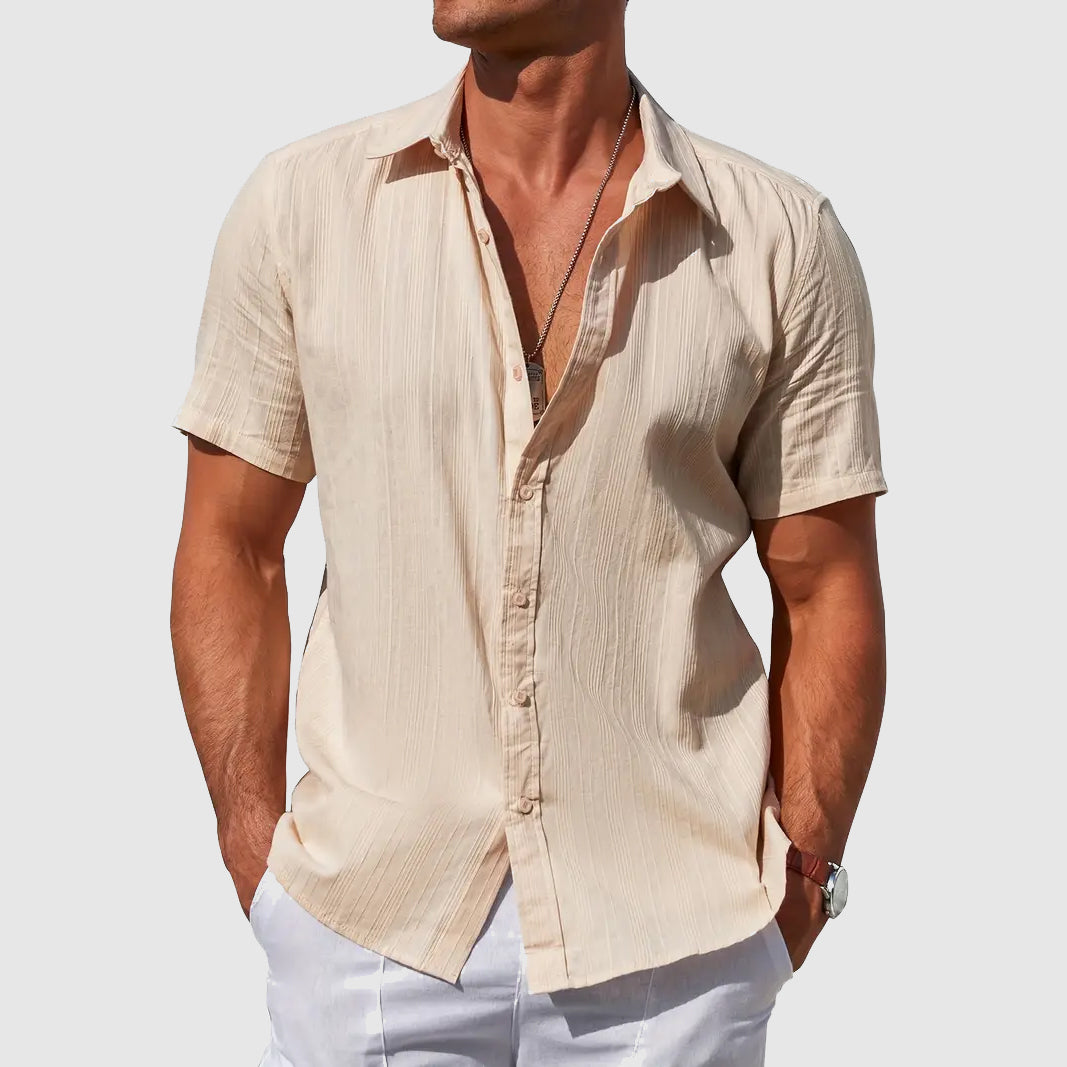 Men's Casual Short Sleeve Shirt | Stylish Top