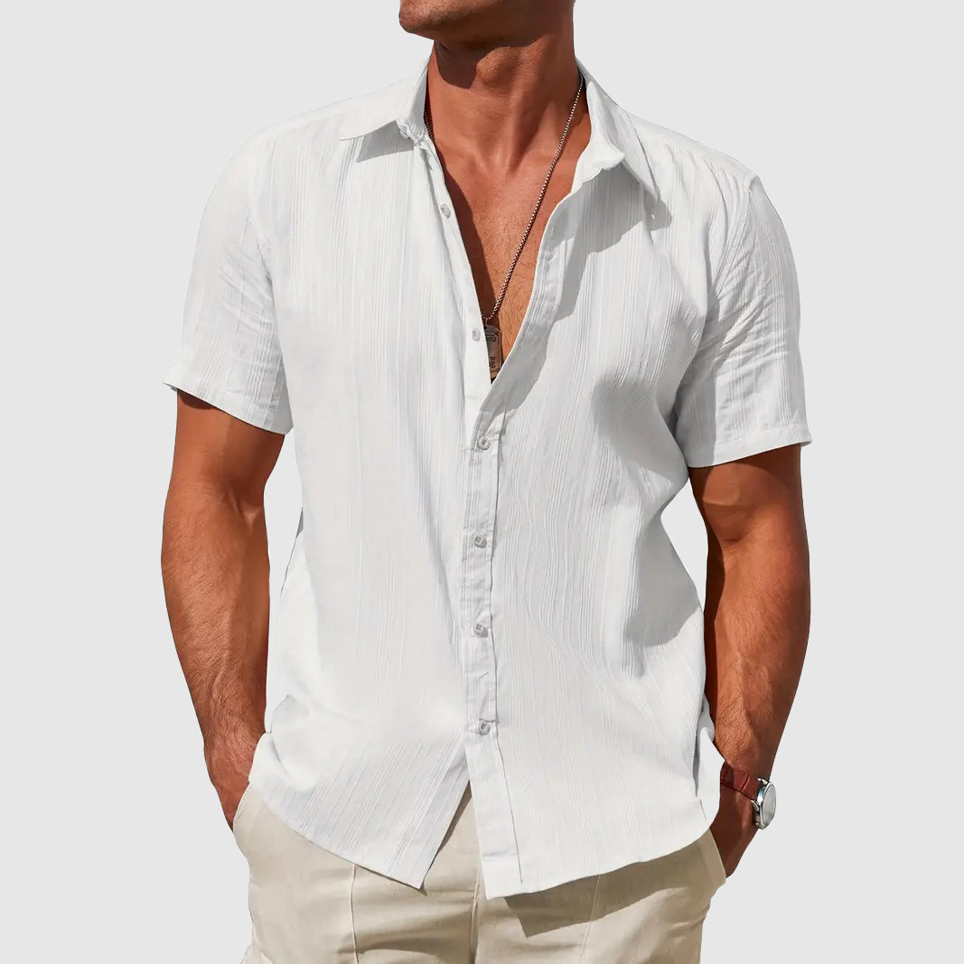 Men's Casual Short Sleeve Shirt | Stylish Top