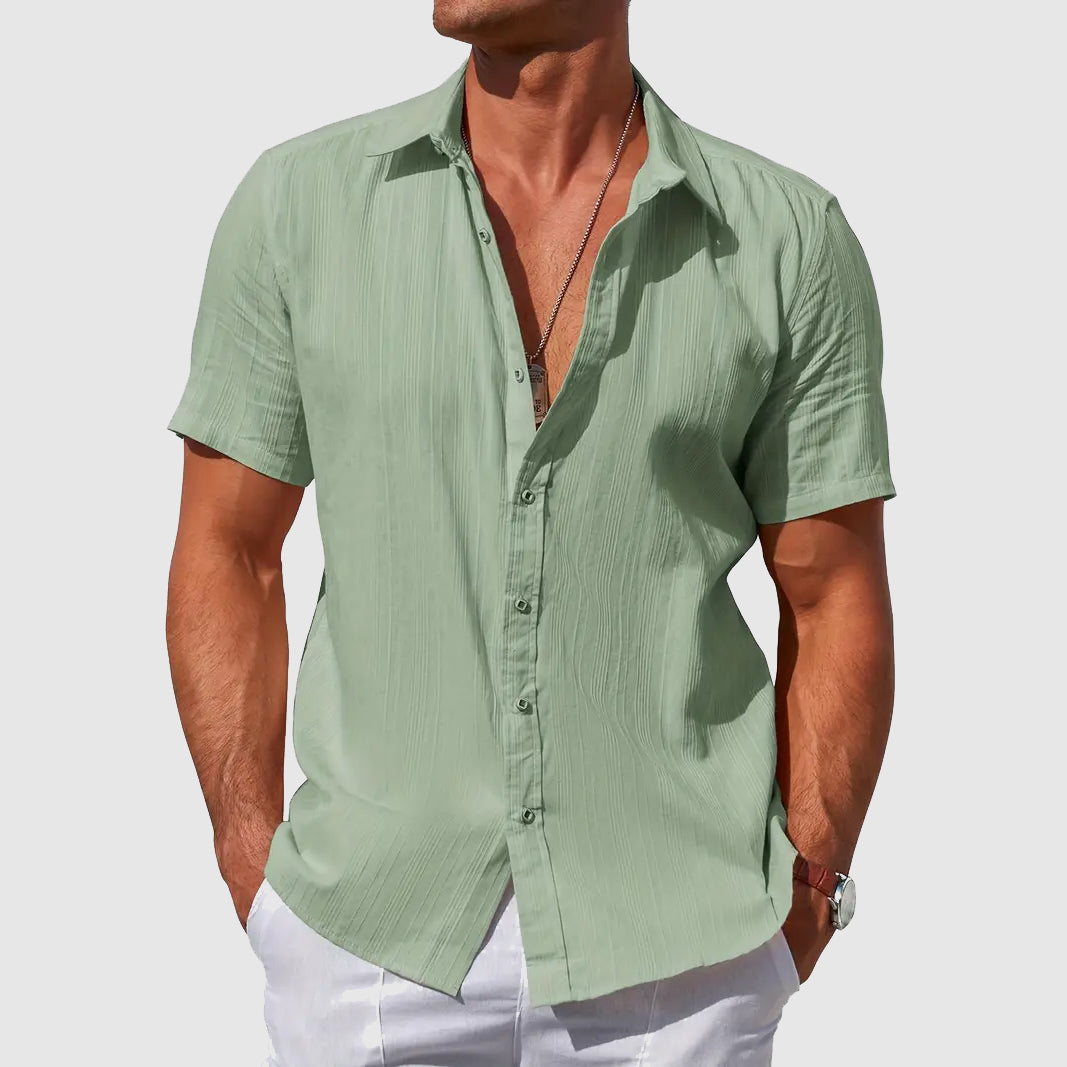 Men's Casual Short Sleeve Shirt | Stylish Top