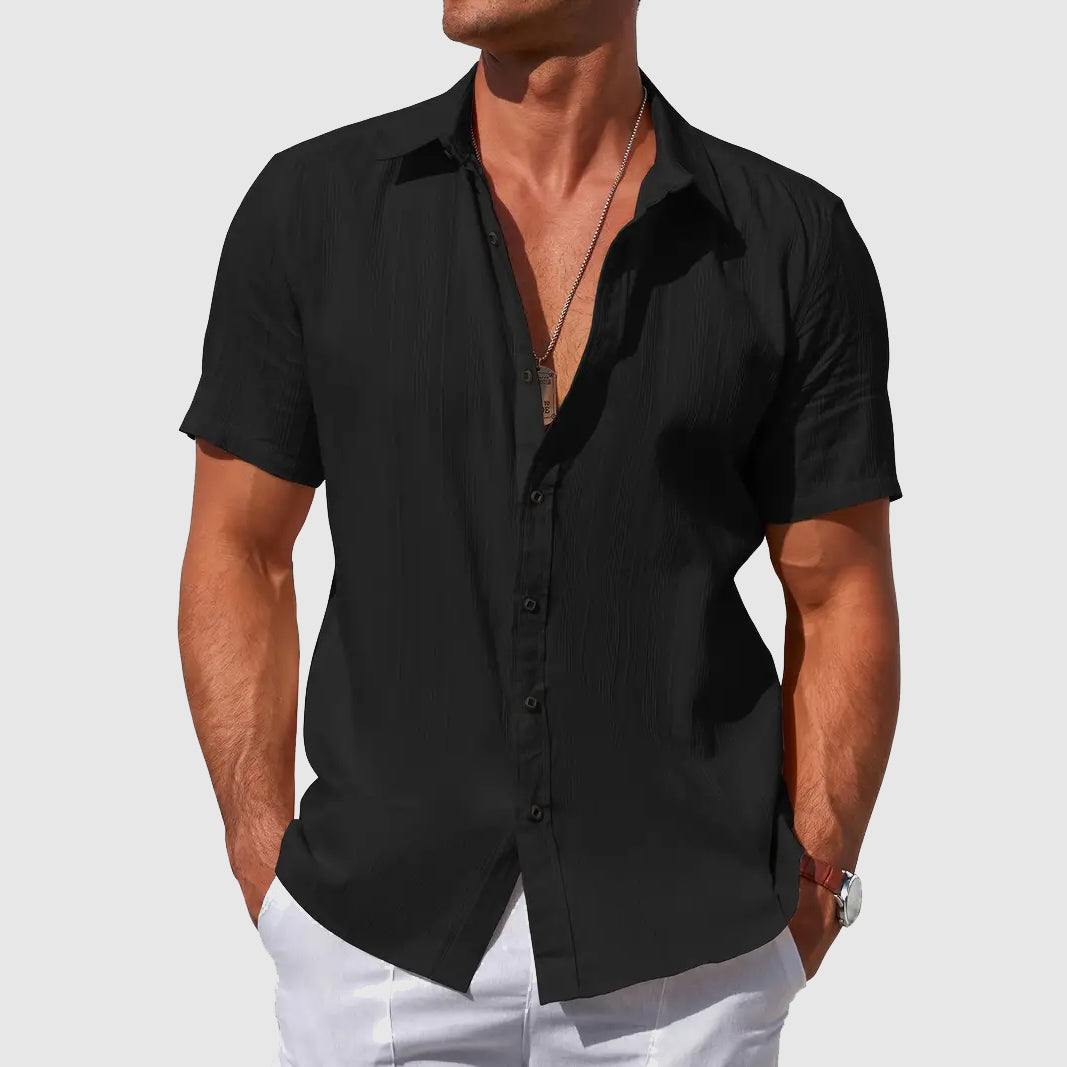 Men's Casual Short Sleeve Shirt | Stylish Top