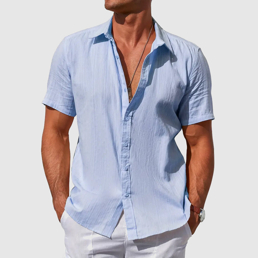 Men's Casual Short Sleeve Shirt | Stylish Top