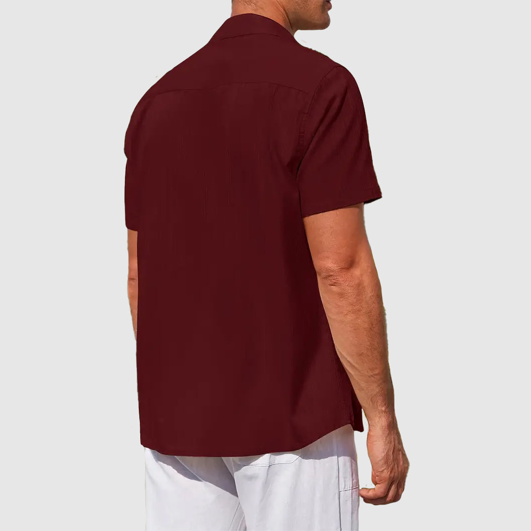 Men's Casual Short Sleeve Shirt | Stylish Top