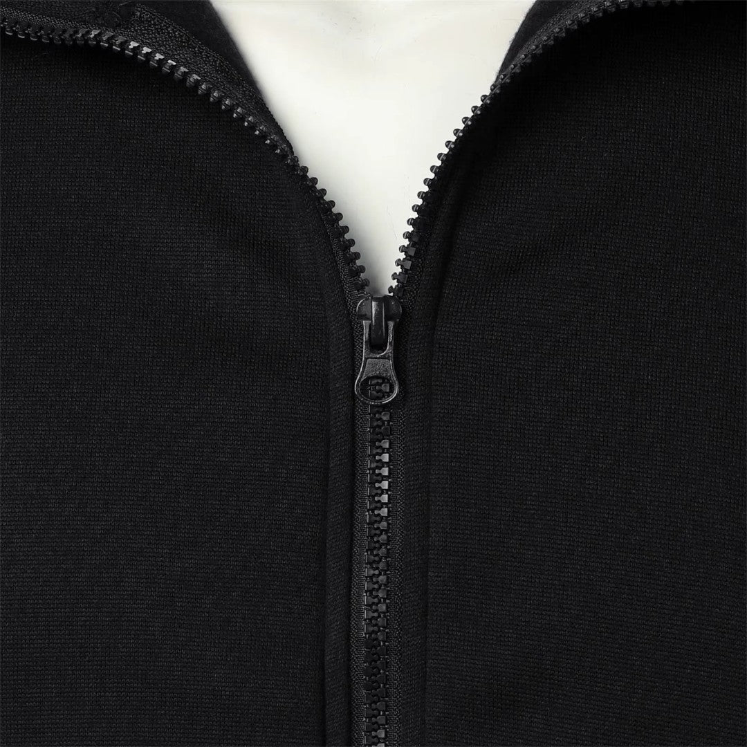 Men's Casual Knit Jacket Zip Closure Stand Collar Pockets Everyday Wear