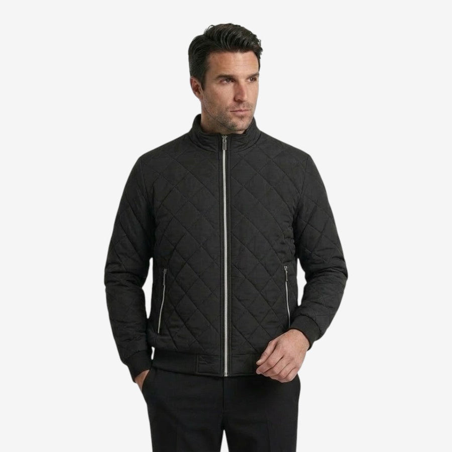 Men's Winter Bomber Jacket Slim Fit Fleece Lined Casual Outerwear