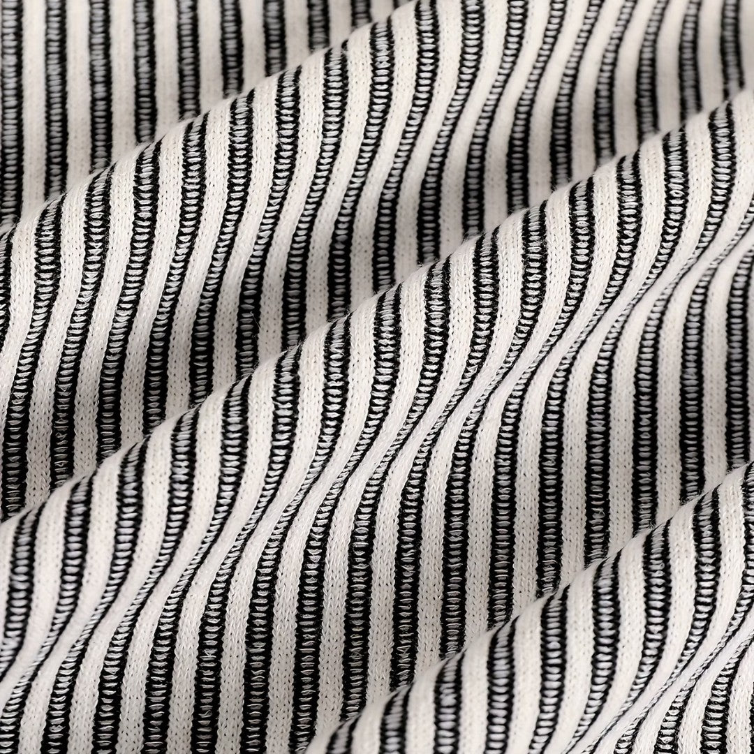 Men's Striped Knit Jumper Crew-Neck Regular Fit Casual Everyday Wear