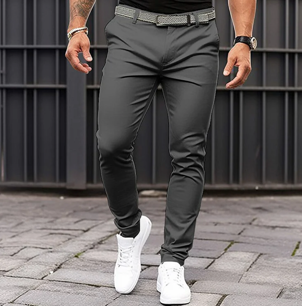 Men's Slim Fit Stretch Trousers