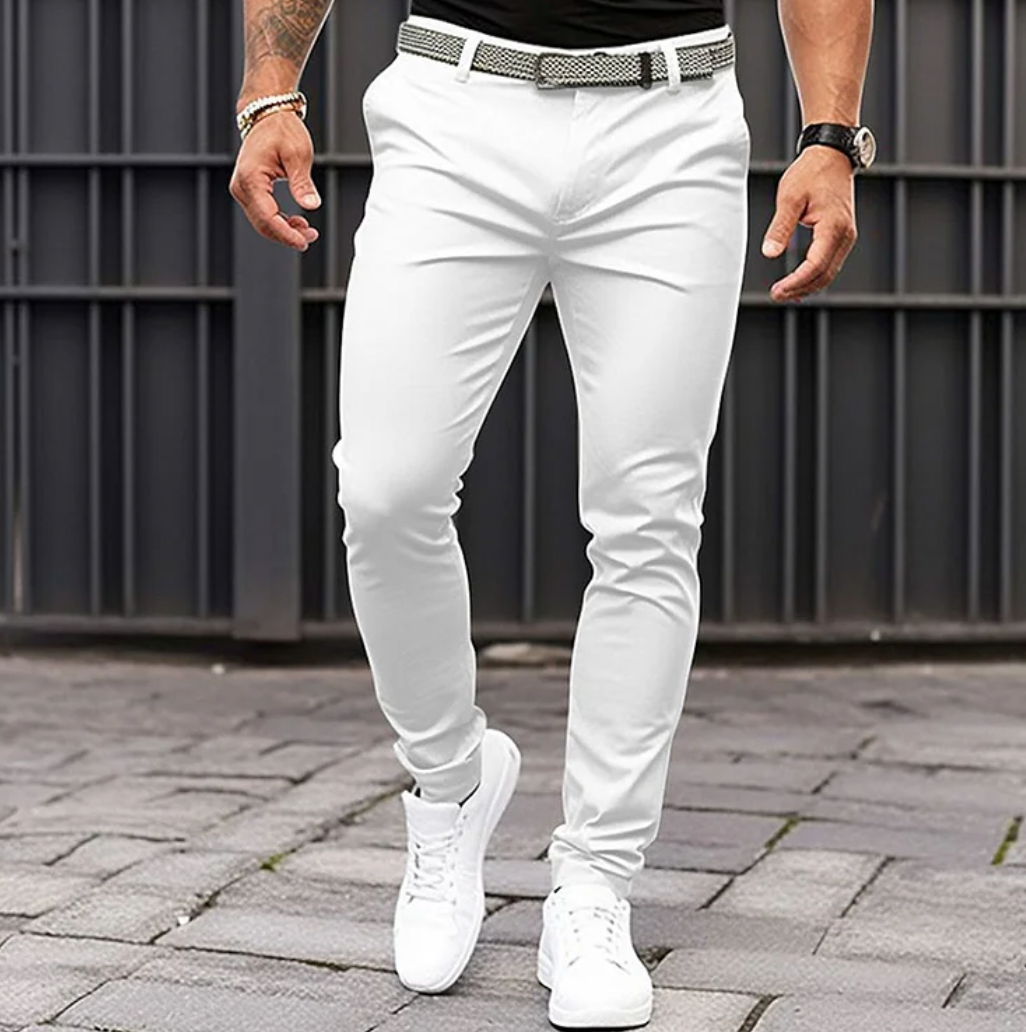 Men's Slim Fit Stretch Trousers