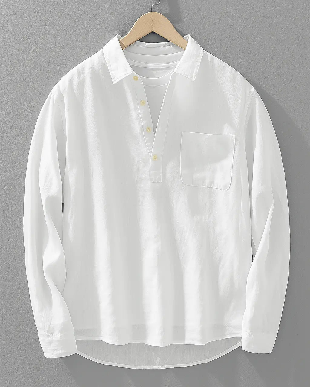 Men's Casual Popover Shirt | Stylish