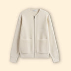 Men's Knit Blend Open Front Jacket