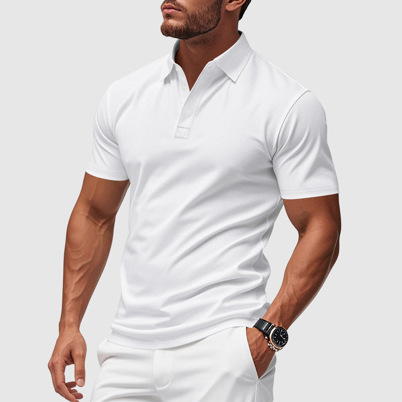 Men's Polo Shirt Classic Short-Sleeve Collared Regular Fit Casual Smart-Casual Everyday Golf Sport Versatile Grover