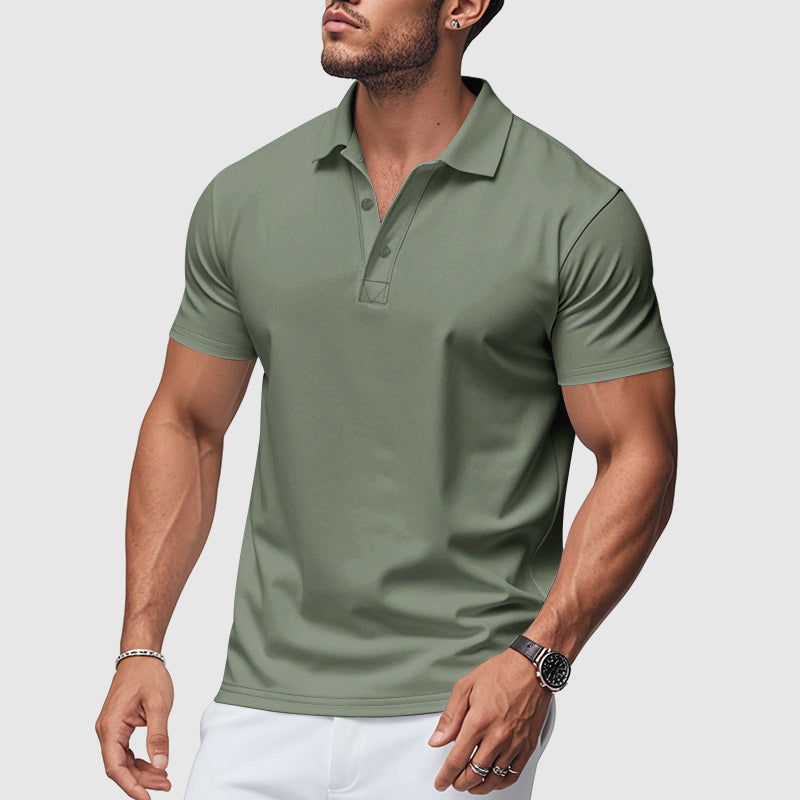 Men's Polo Shirt Classic Short-Sleeve Collared Regular Fit Casual Smart-Casual Everyday Golf Sport Versatile Grover
