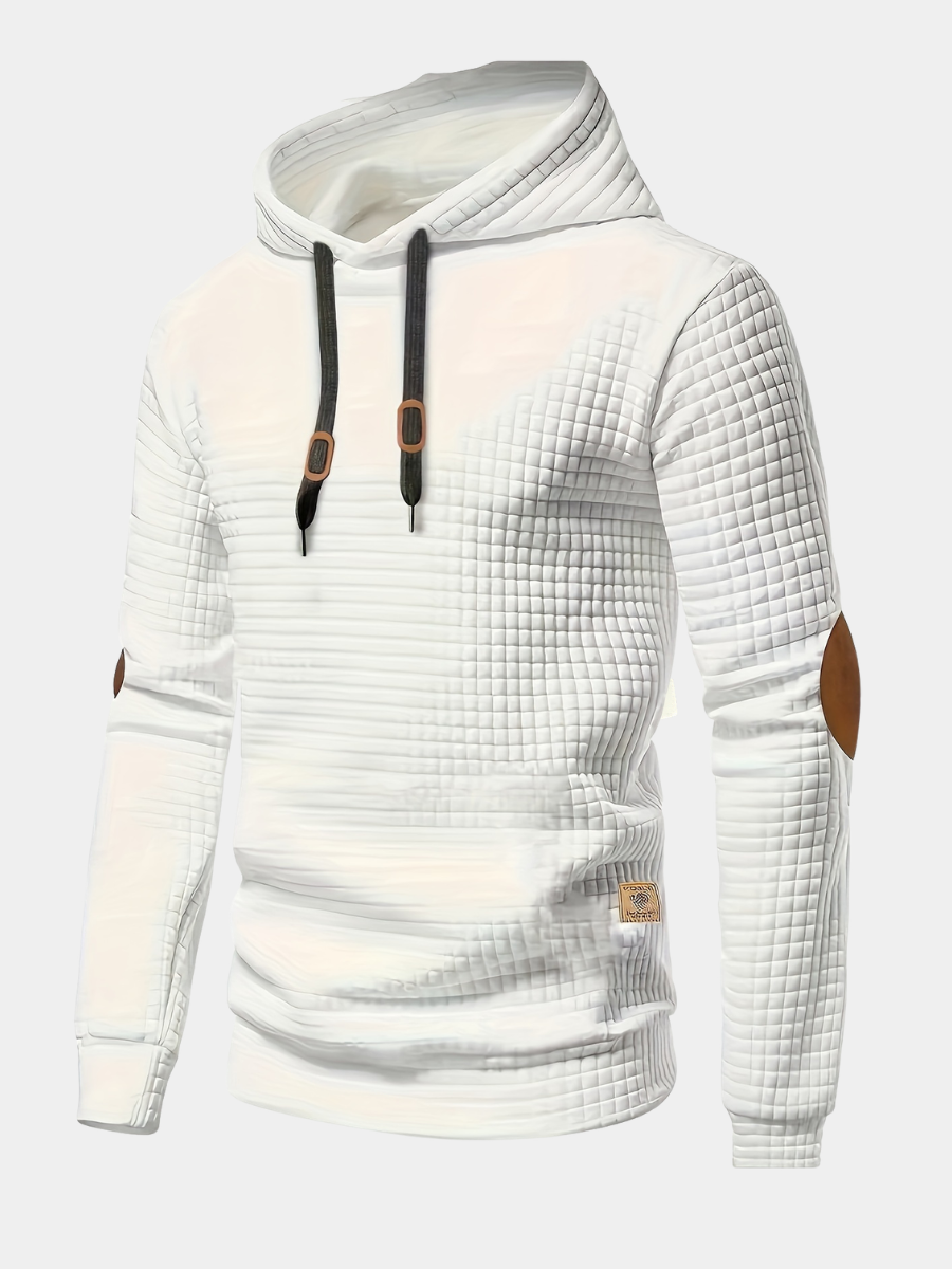 Men's Checkered Hoodie Sweatshirt Regular Fit Long Sleeve Casual Everyday
