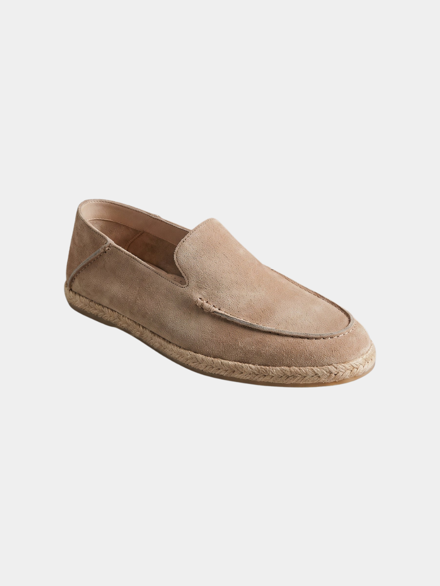 Men's Suede Espadrille Loafers Casual Slip-On Stylish Everyday Footwear